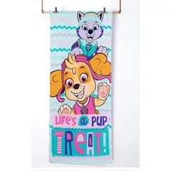 MASHINI - Toalla De Playa  Infantil 70x140 Con Bolso Paw Patrol Treat