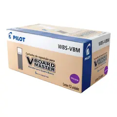 PILOT - Caja Recarga Cartucho Vboard Master 12 Uni - Violeta