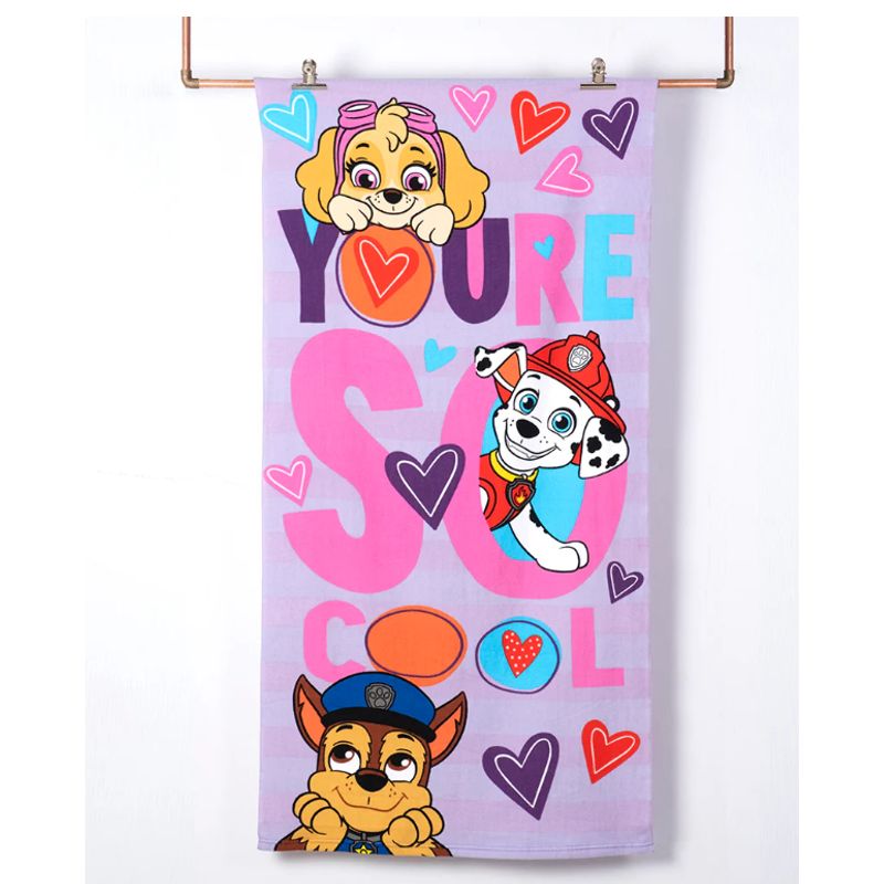 MASHINI - Toalla De Playa   Infantil 70x140 Con Bolso Mashini  Paw Patrol Cool