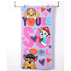 MASHINI - Toalla De Playa  Infantil 70x140 Con Bolso Paw Patrol Cool