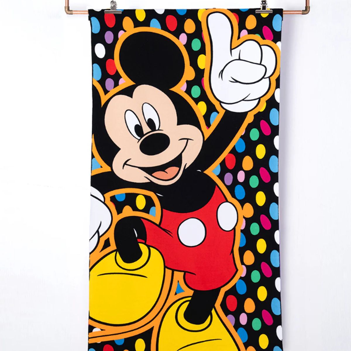 GENERICO - Toalla De Playa   Infantil 70x140 Con Bolso Mashini  Mickey fun