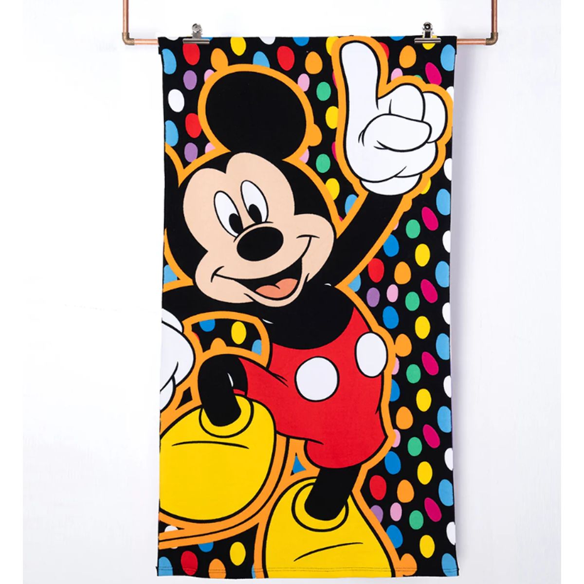 GENERICO - Toalla De Playa   Infantil 70x140 Con Bolso Mashini  Mickey fun