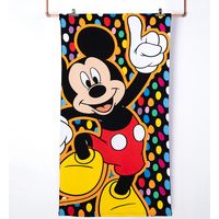 Toalla De Playa  Infantil 70x140 Con Bolso Mashini Mickey fun