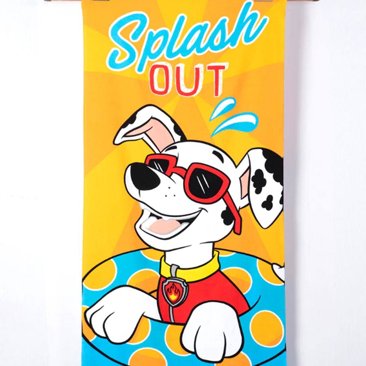 MASHINI - Toalla De Playa   Infantil 70x140 Con Bolso Mashini Paw Patrol Splash
