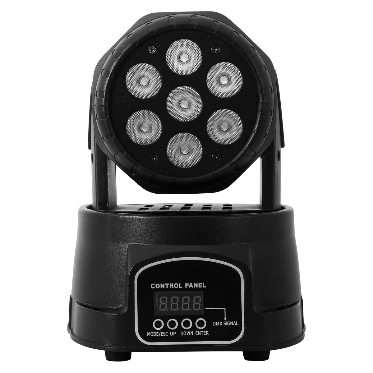 GENERICO - CABEZA MOVIL LED DMX RITMICA 56W DJPOWER Open box