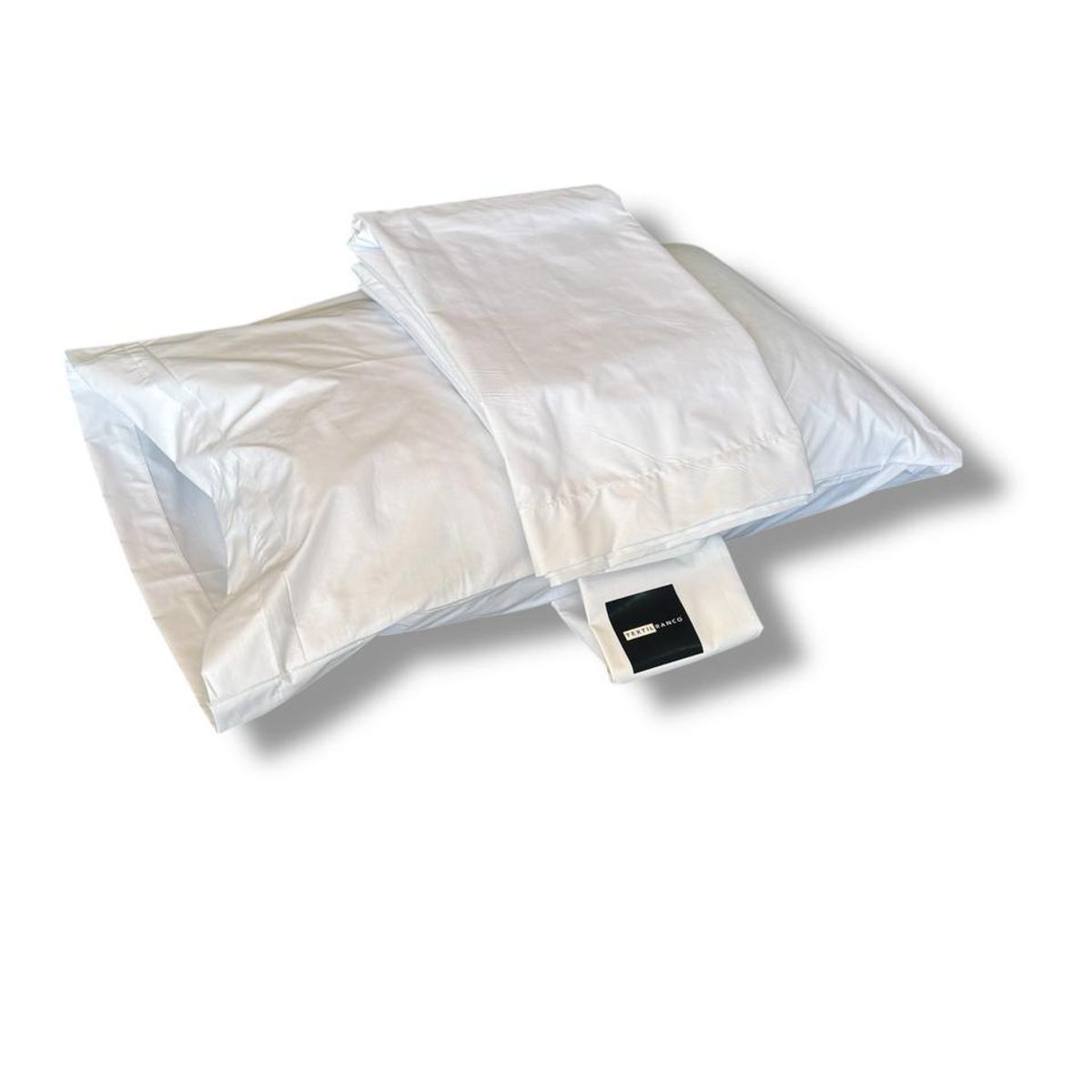 TEXTIL RANCO - Juego de Sábanas Blancas 200 Hilos  king - Hotel Premium