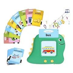 GENERICO - Tablero Didáctico Con 255 Tarjetas Español-inglés Para Niños