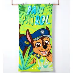 MASHINI - Toalla De Playa  Infantil 70x140 Con Bolso Paw Patrol Jungle