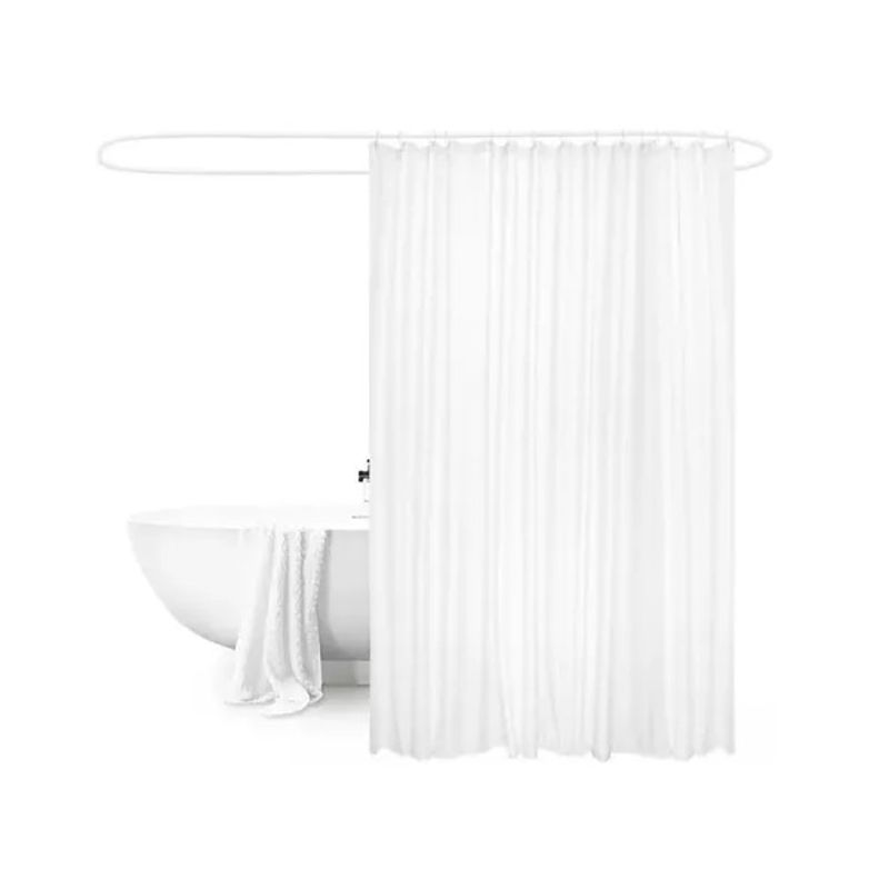 GENERICO - Forro Cortina Baño Transparente Con Iman 180 X 180 Cm