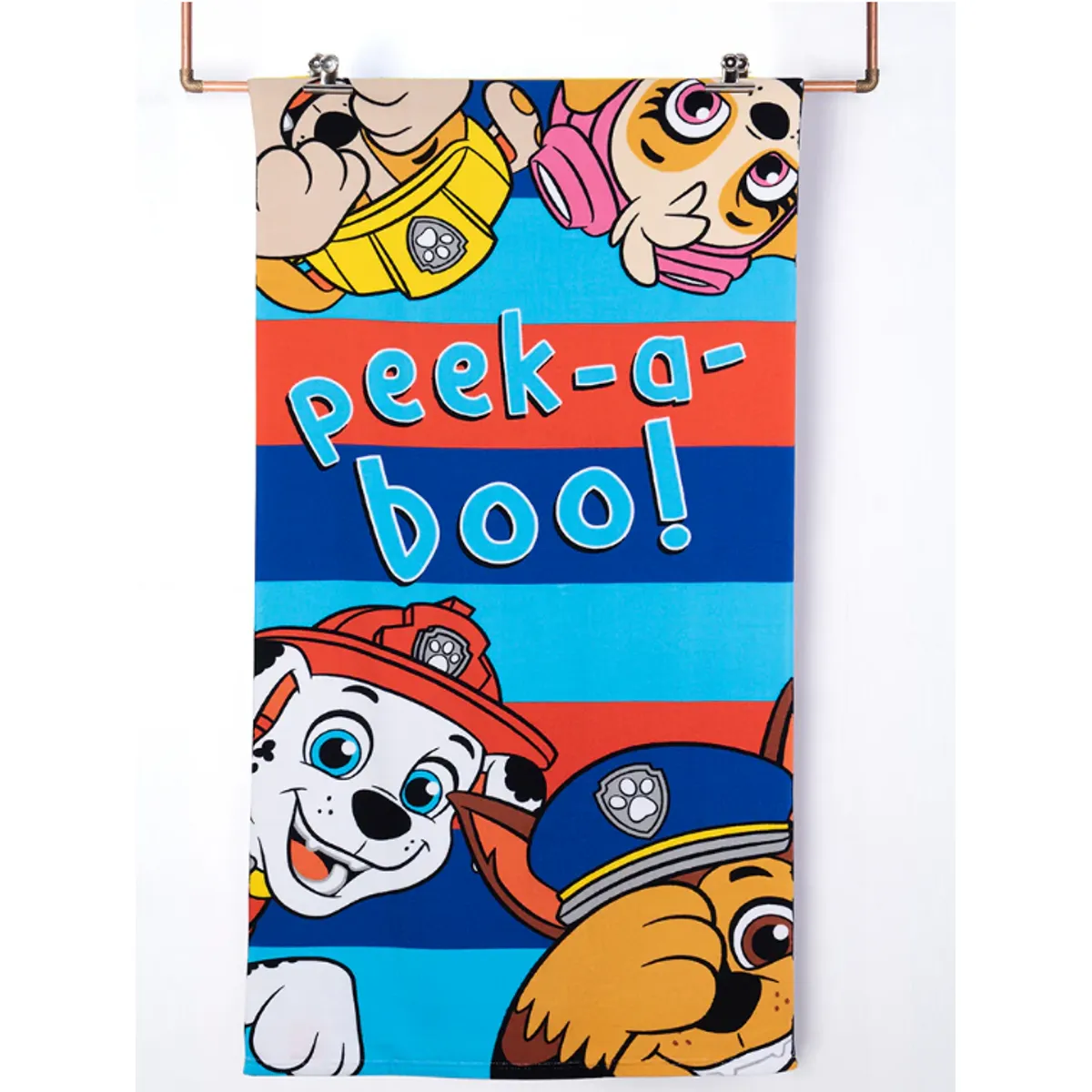 MASHINI - Toalla De Playa   Infantil 70x140 Con Bolso Mashini Paw Patrol Boo
