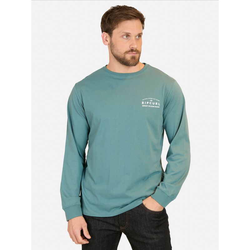 RIP CURL - Polera ML RC GOR Azul Hombre Rip Curl - Azul