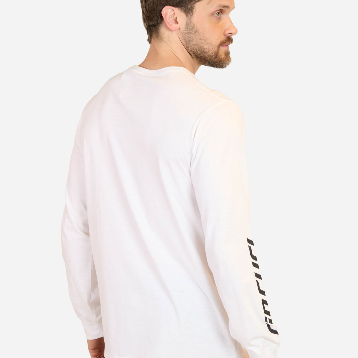 RIP CURL - Polera ML Old wave Blanco Hombre Rip Curl - Blanco
