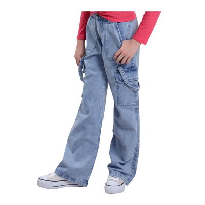 Imagen 1 del producto Jeans Cargo Ancho Niña