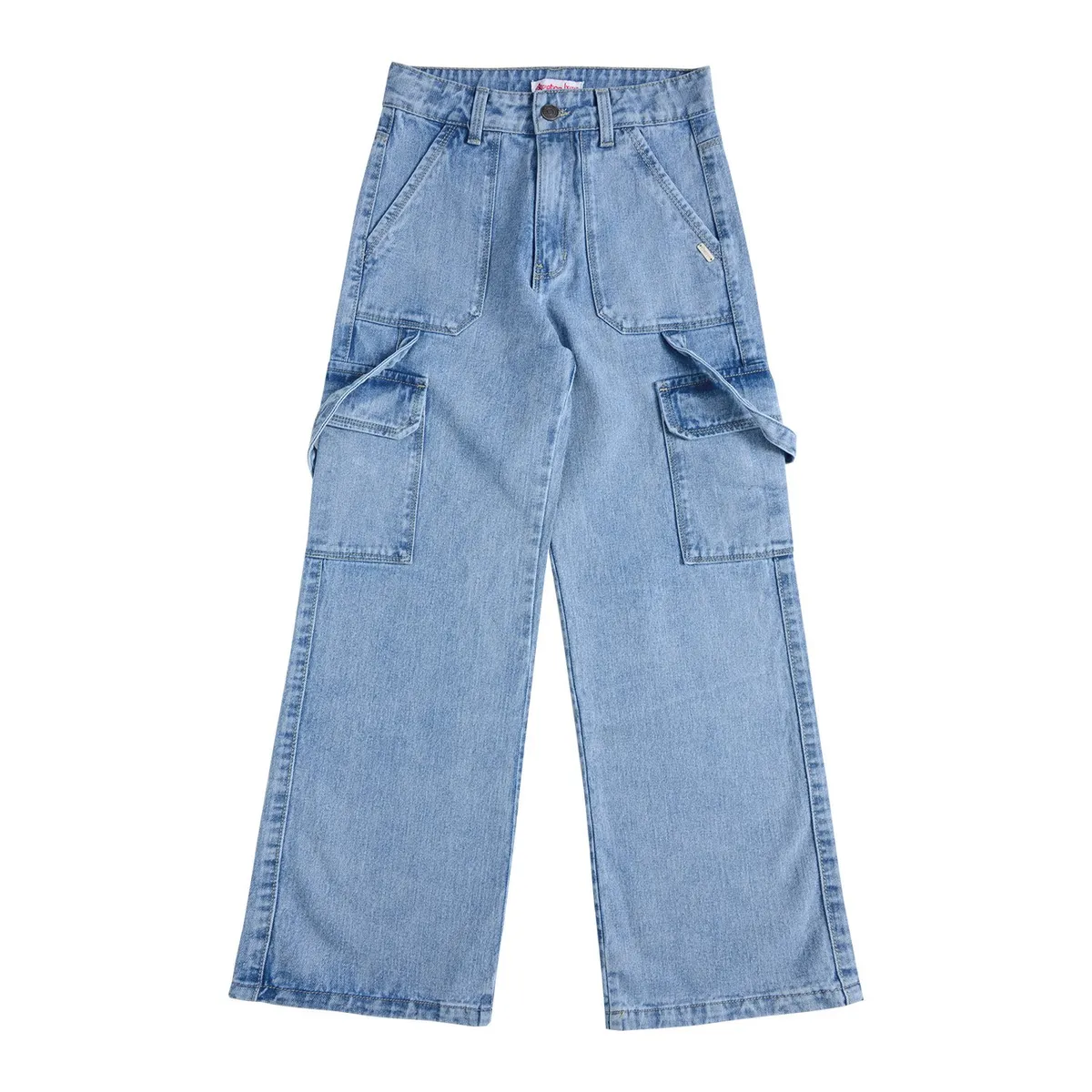 EXCEPTION - Jeans Cargo Ancho Niña