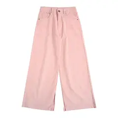 EXCEPTION - Pantalón Ancho Cotelé Niña