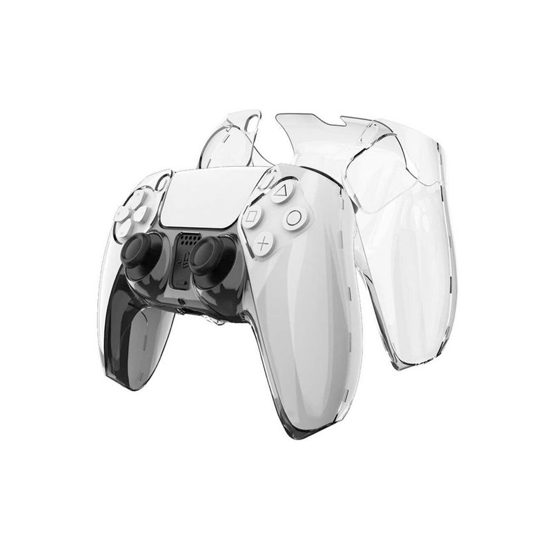 GENERICO - Funda Protectora Para Mando Ps5 Acrilica + Tumbgrip