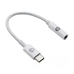 HP - Adaptador USB-C a 35mm Plug Interface para Audífonos Blanco DHC-TC130