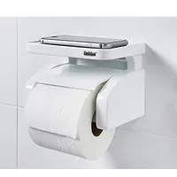 Dispensador Porta Papel Higiénico Soporte Celular