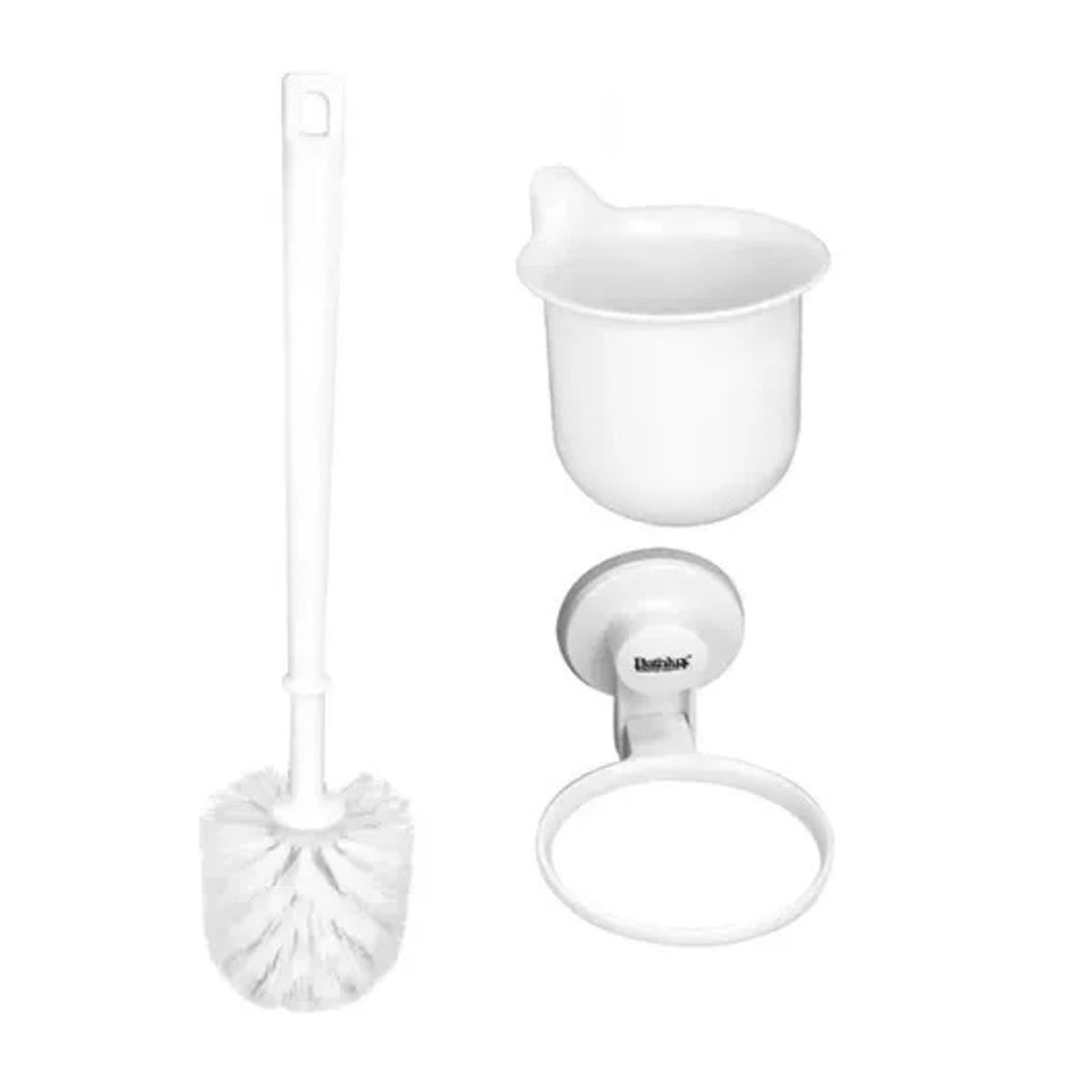 GENERICO - Cepillo De Inodoro Escobilla Con Ventosa Bathlux
