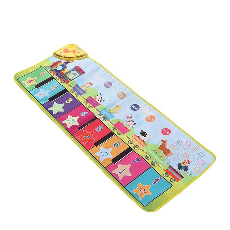 BEBESIT - Alfombra musical Bebe Piano Granja educativa Bebe