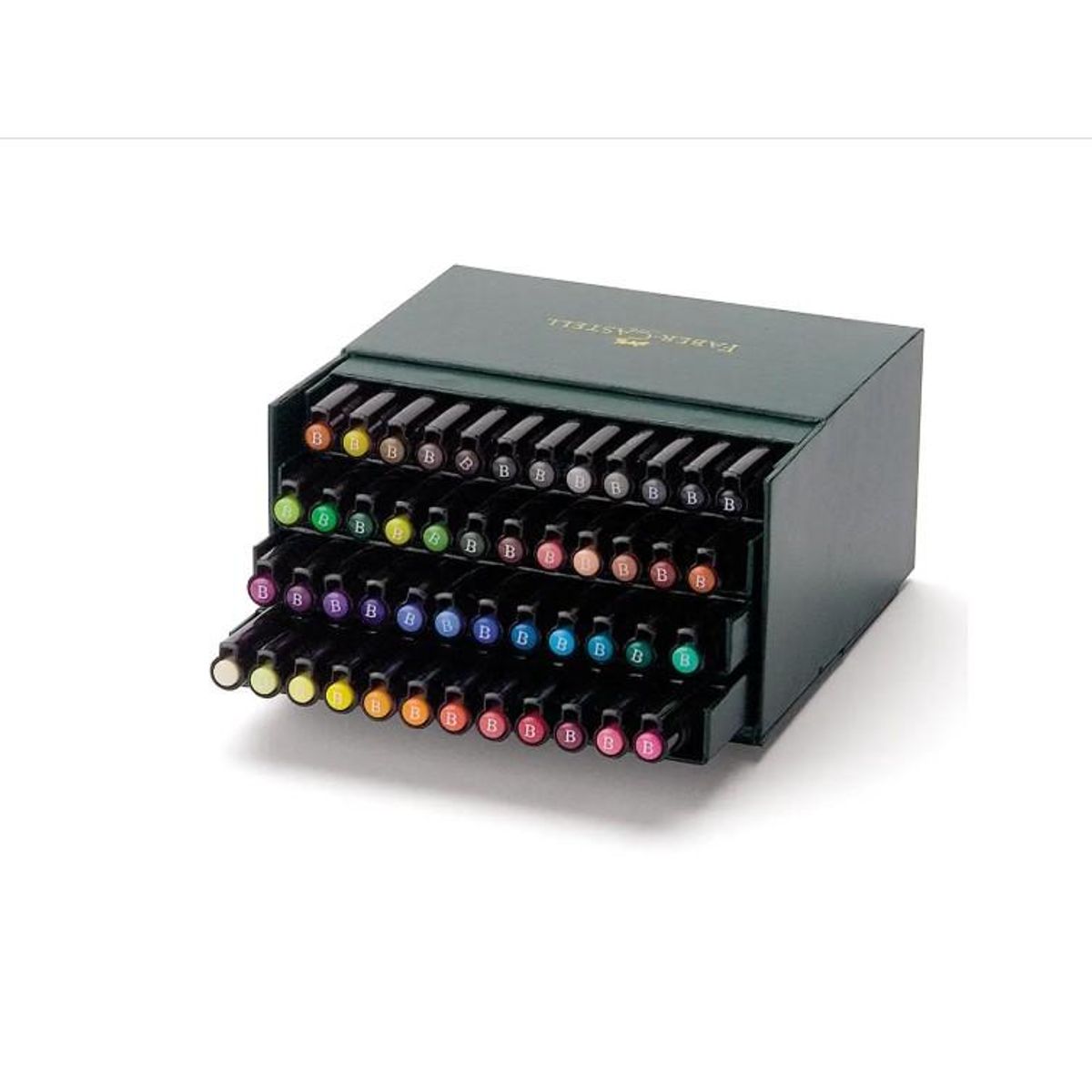 FABER-CASTELL - Set 48 Marcadores Pitt Artist Pen Brush Faber Castell