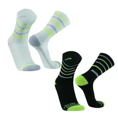 SILVERA NANOTECH - Calcetines deportivos 20-30 mmHg running ciclismo gym trekking