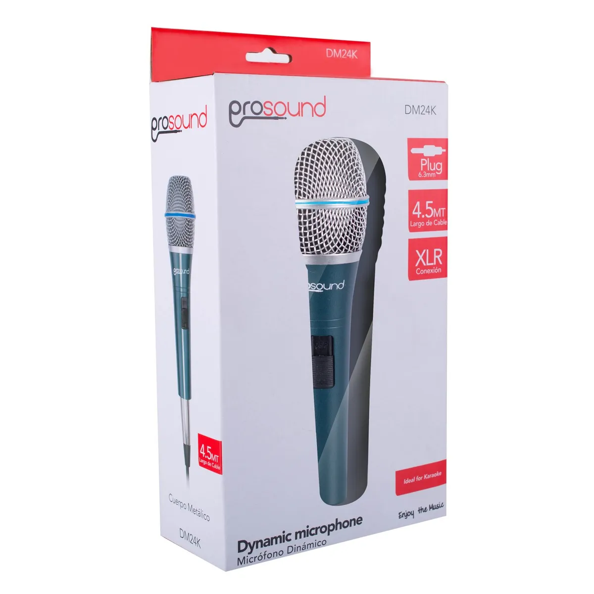 PROSOUND - MICROFONO CON CABLE PROSOUND DM24K Open box
