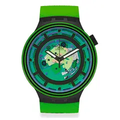 SWATCH - Reloj Come In Peace SB01B125 Verde