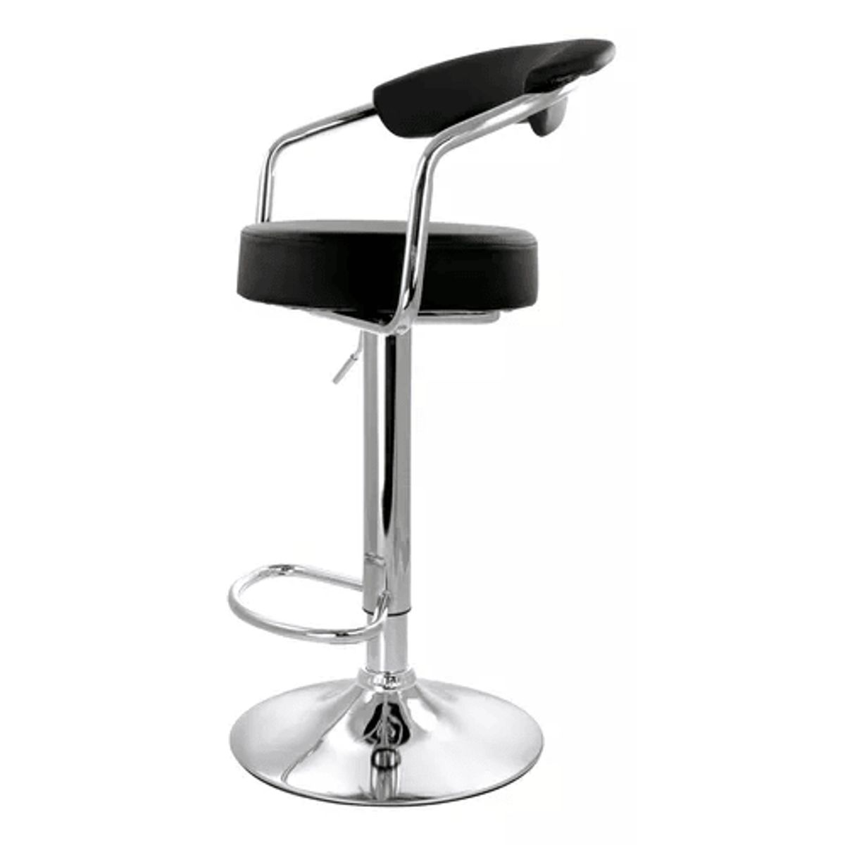 GENERICO - Pack 2 Taburetes Pisos Bar Altura Regulable Con Respaldo