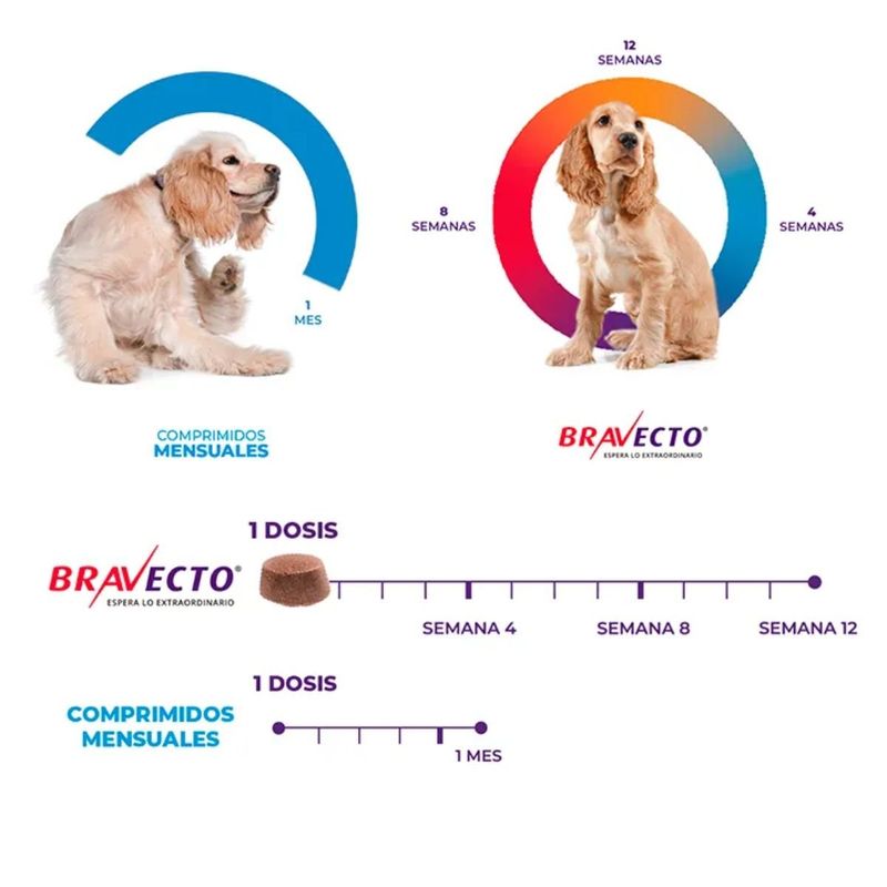 BRAVECTO - Bravecto Antiparasitario Para Perros Masticable