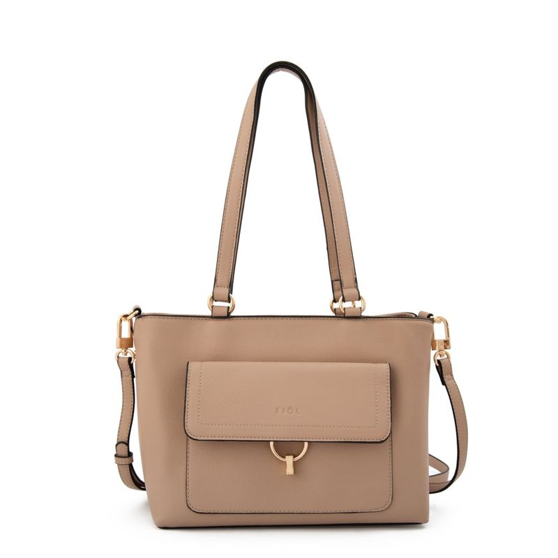 ZIOL - Cartera bandolera mediana griselda beige