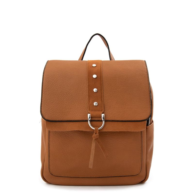 ZIOL - Mochila con tapa mediana althea camel