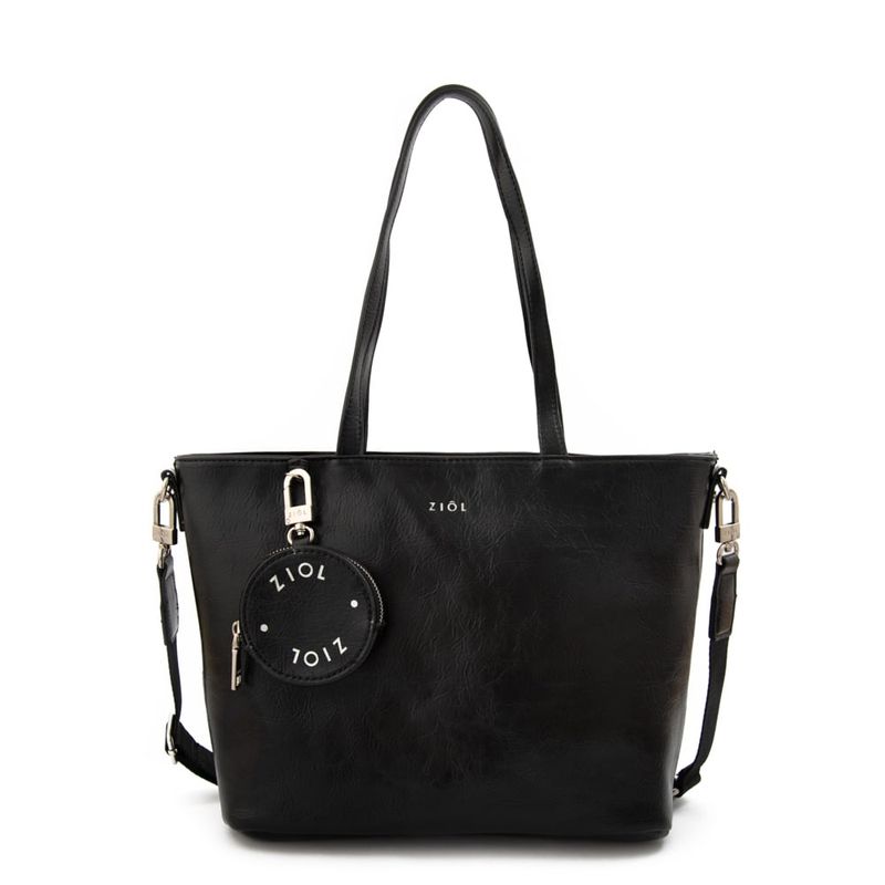 ZIOL - Cartera dos asas grande avin negro