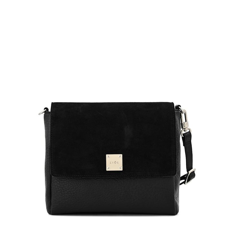 ZIOL - Cartera bandolera pequeña jelena negro especial