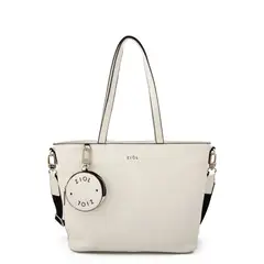 ZIOL - Cartera dos asas grande avin blanco