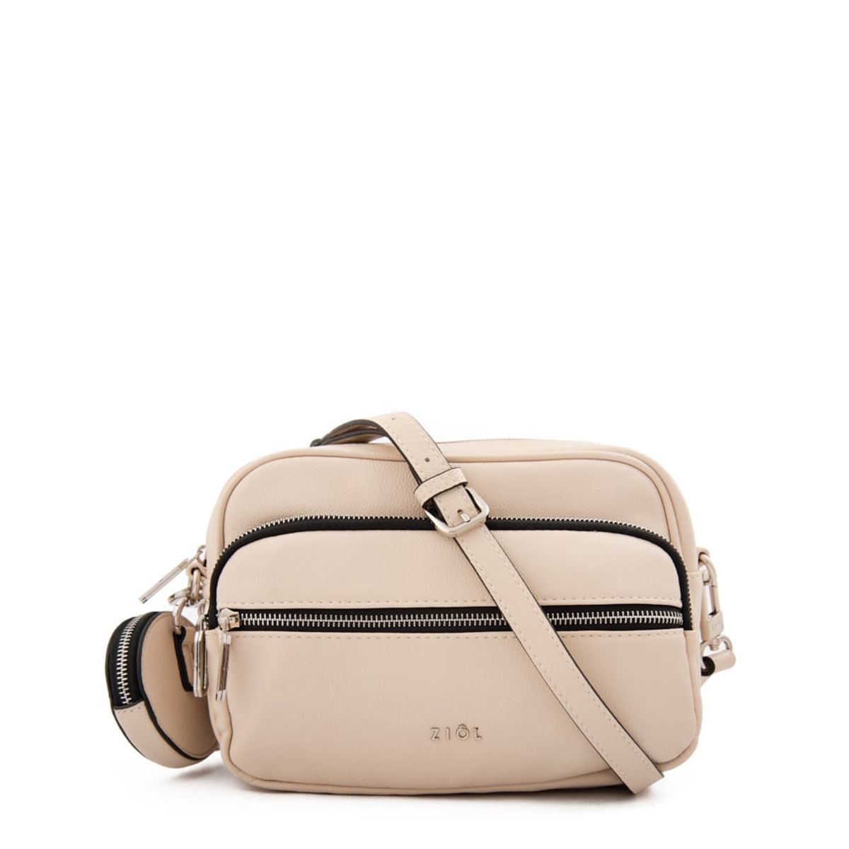 ZIOL - Cartera bandolera gabriela pequeña blanco crudo