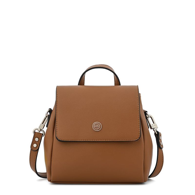 ZIOL - Mochila pequeña jaidy café