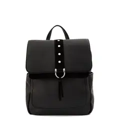 ZIOL - Mochila con tapa mediana althea negro