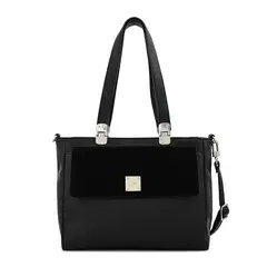 ZIOL - Cartera dos asas tres divisiones jelena negro especial