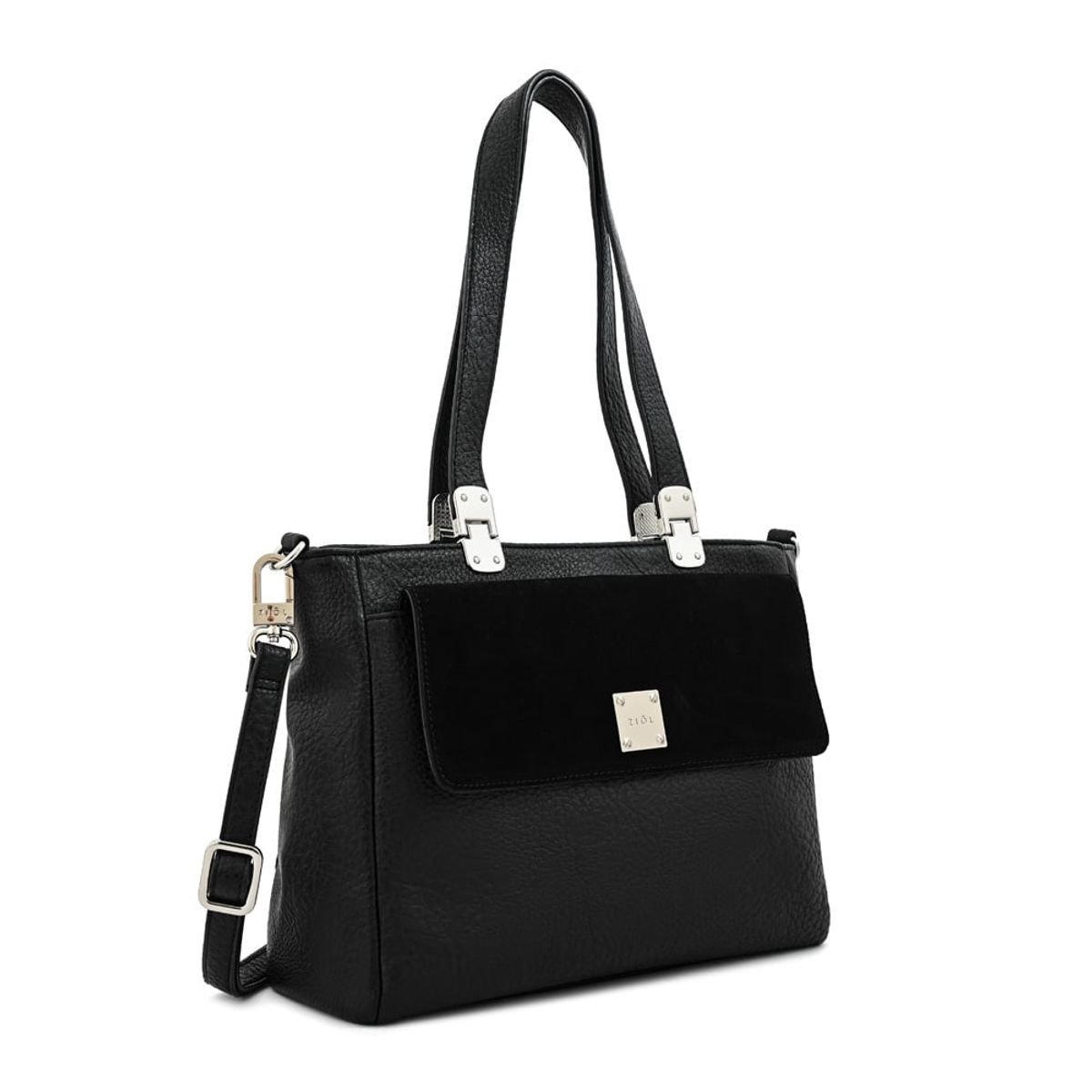 ZIOL - Cartera tote tres divisiones jelena mediana negro especial