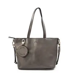 ZIOL - Cartera dos asas grande avin plateado oscuro