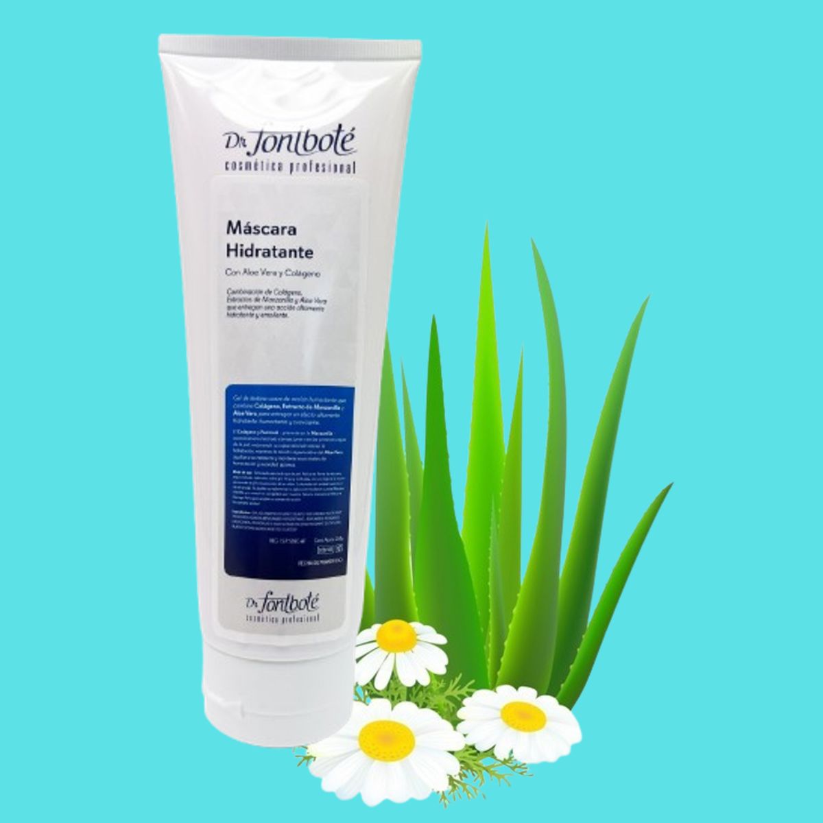 DR FONTBOTE - Mascara Hidratante Aloe Vera y Colageno 250 grs