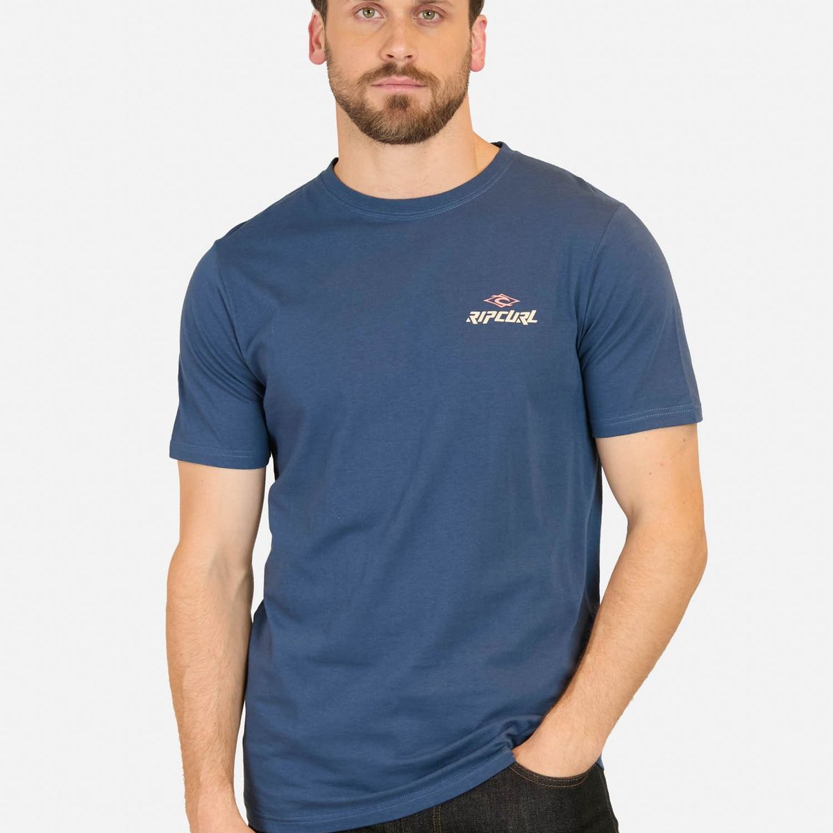 RIP CURL - Polera MC Diamond desto Azul Hombre Rip Curl - Azul