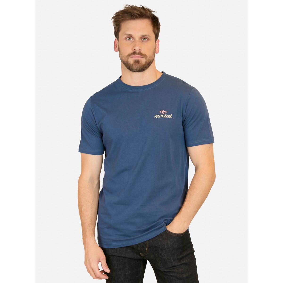 RIP CURL - Polera MC Diamond desto Azul Hombre Rip Curl - Azul