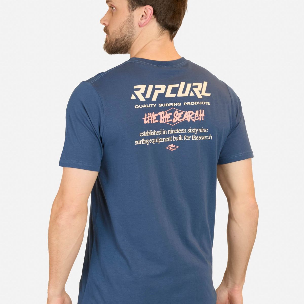 RIP CURL - Polera MC Diamond desto Azul Hombre Rip Curl - Azul