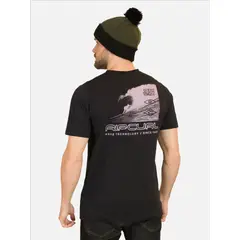 RIP CURL - Polera MC CurlJet Negro Hombre - Negro