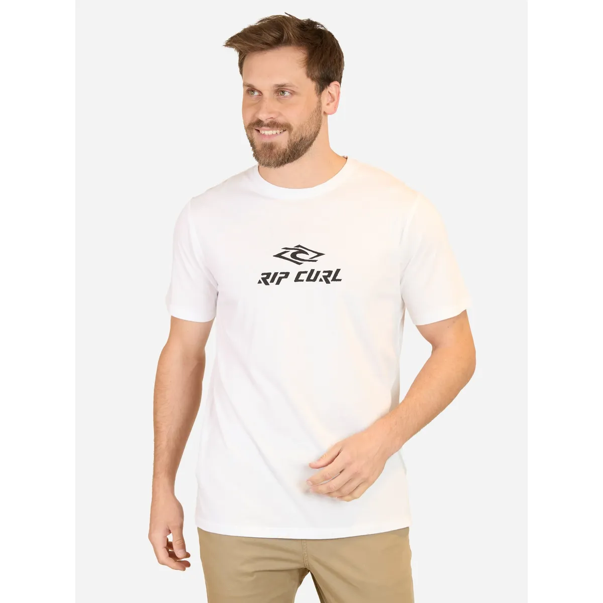 RIP CURL - Polera MC Diamond search Blanco Hombre Rip Curl - Blanco