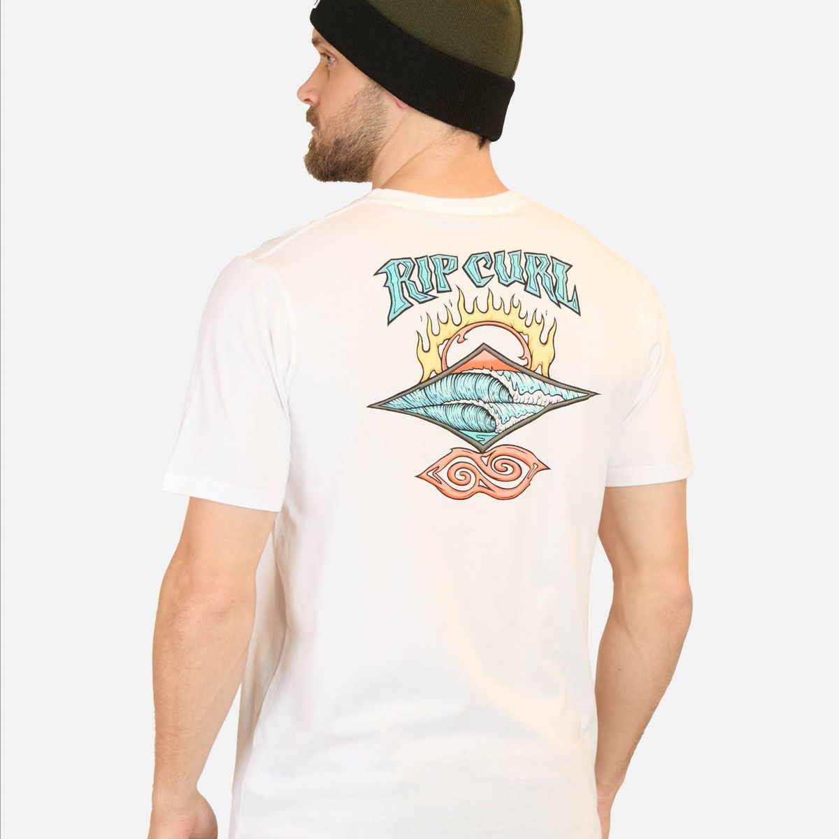 RIP CURL - Polera MC Dazed and tubed Blanco Hombre Rip Curl - Blanco