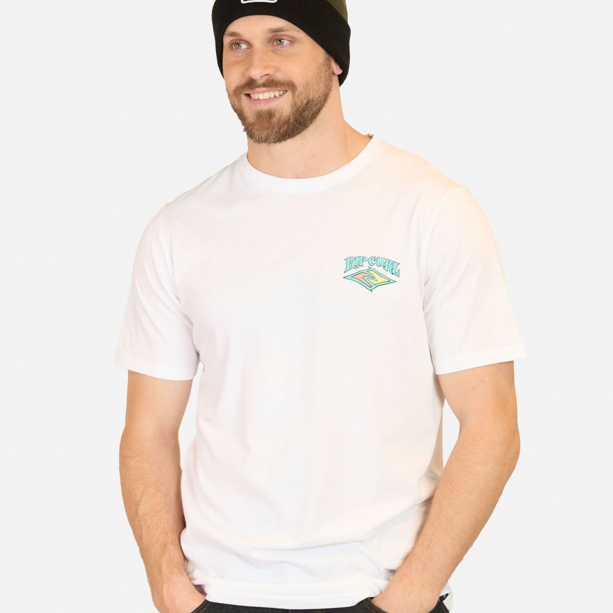 RIP CURL - Polera MC Dazed and tubed Blanco Hombre Rip Curl - Blanco