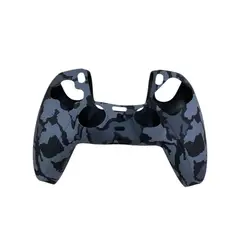 GENERICO - Funda Protectora Silicona Mando Compatible PlayStation 5 Militar Negro